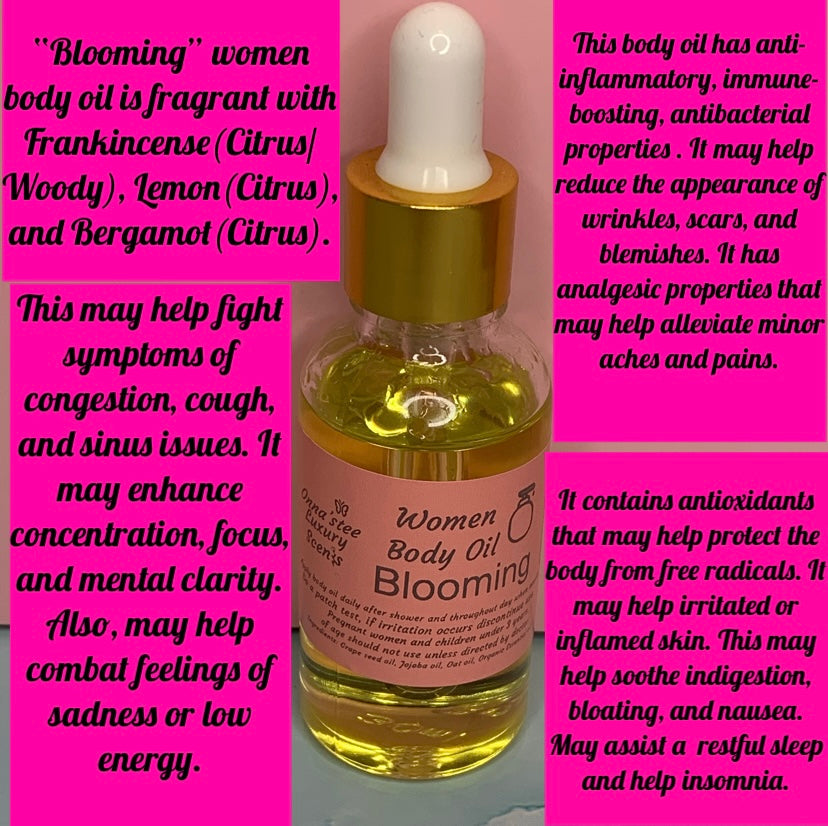 "Blooming" Women Therapeutic Body Oil