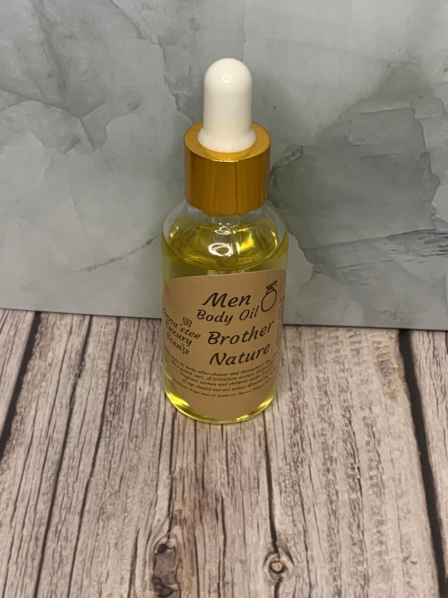 "Brother Nature" Men Therapeutic Body Oil