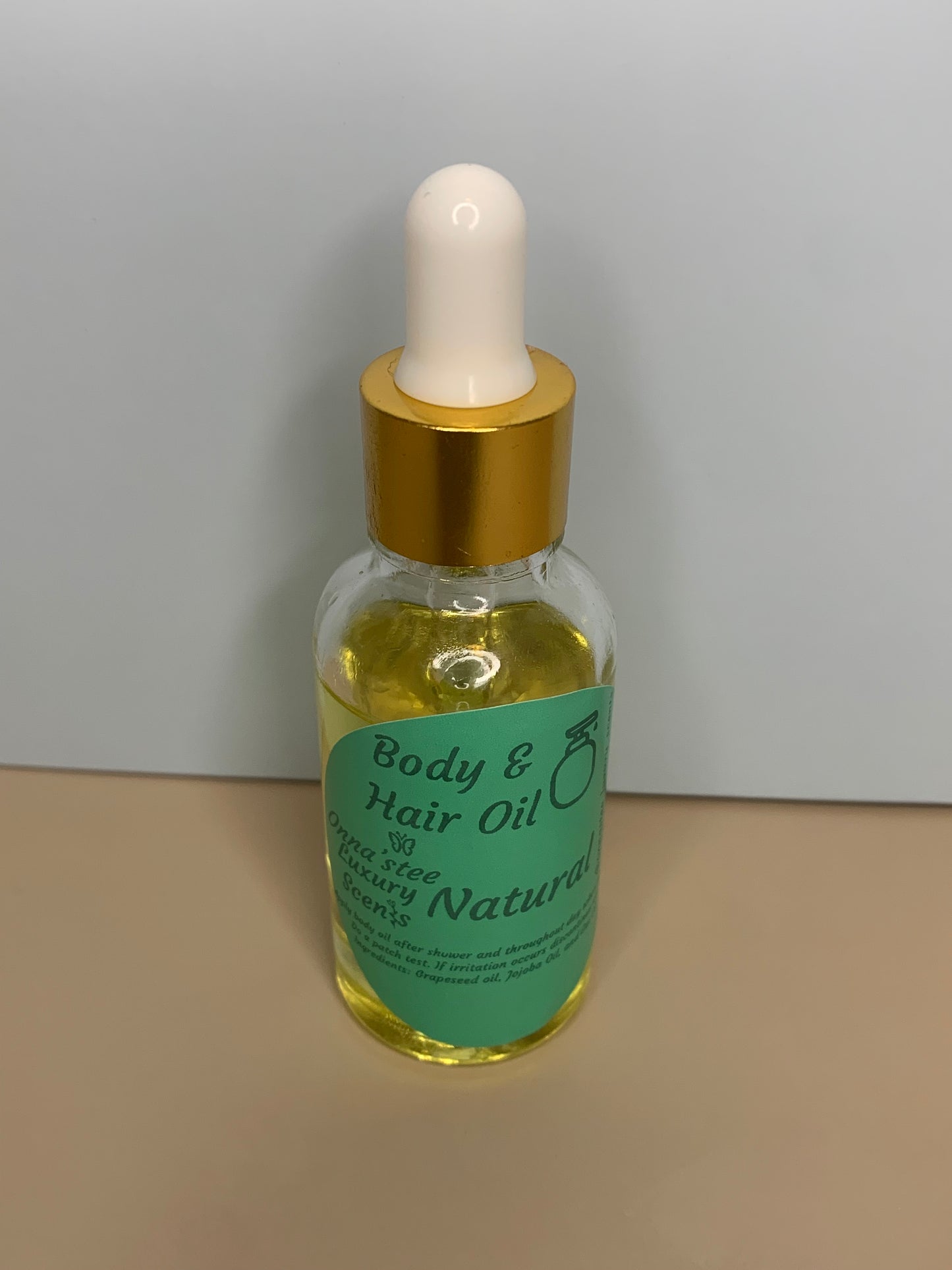 "Natural" Body, Face, and Hair Oil